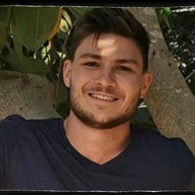 Undated photo of smiling Alexandre Sasha Troufanov, an Israeli engineer at Annapurna Labs and hostage from October 7 Hamas attack