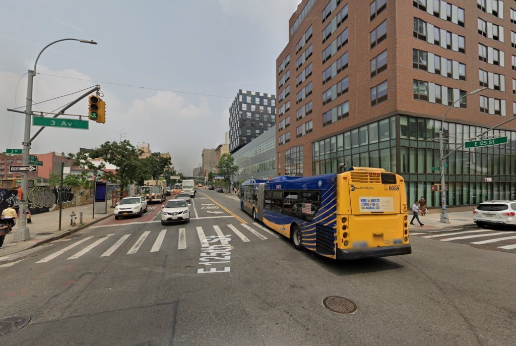 The lunatic went after the 46-year-old driver at East 125th Street and Third Avenue when he couldn't catch the bus around 2:10 a.m. Oct. 18, police said. 