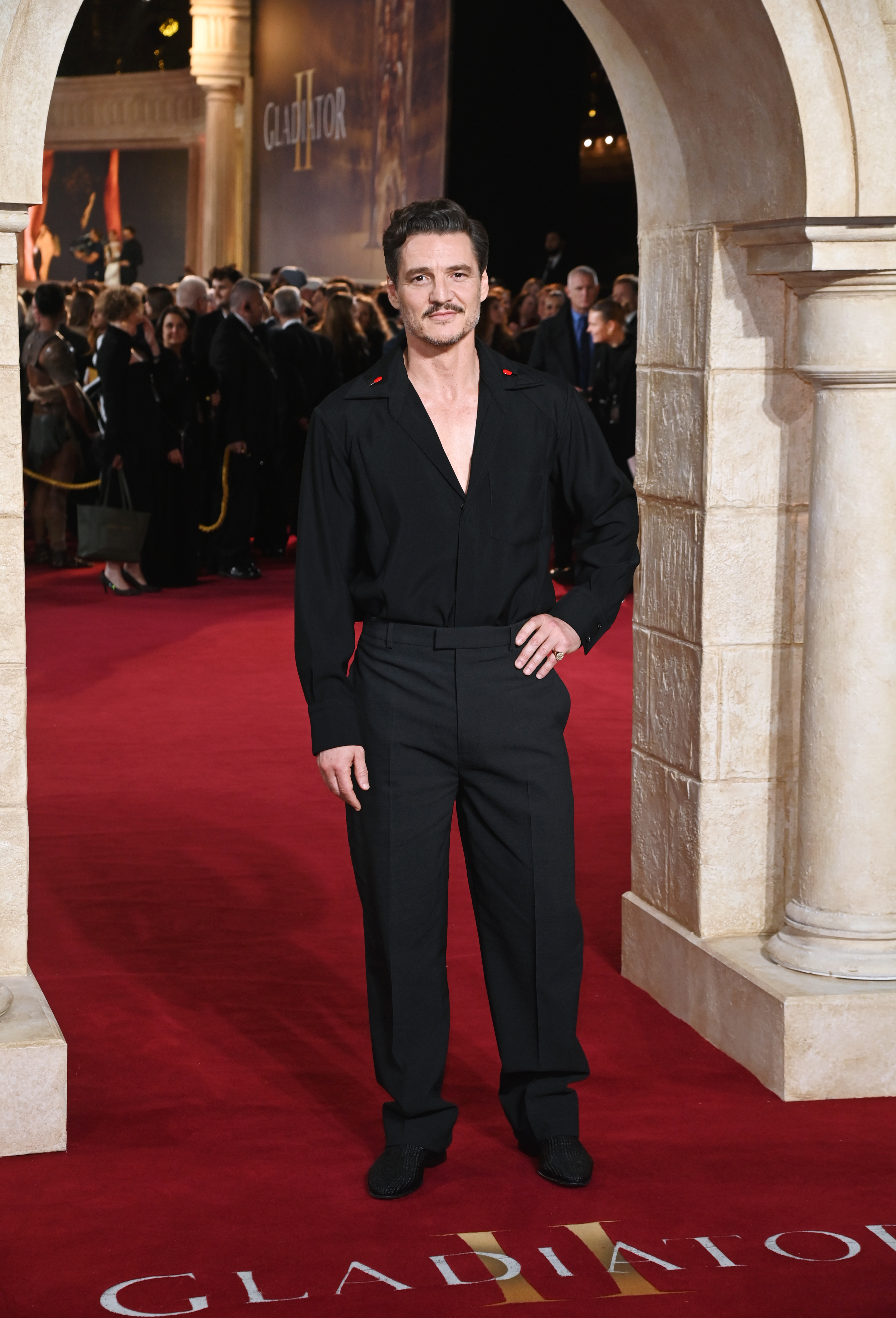 Pedro Pascal attends "Gladiator II" The Royal Film Performance and Global Premiere at Leicester Square