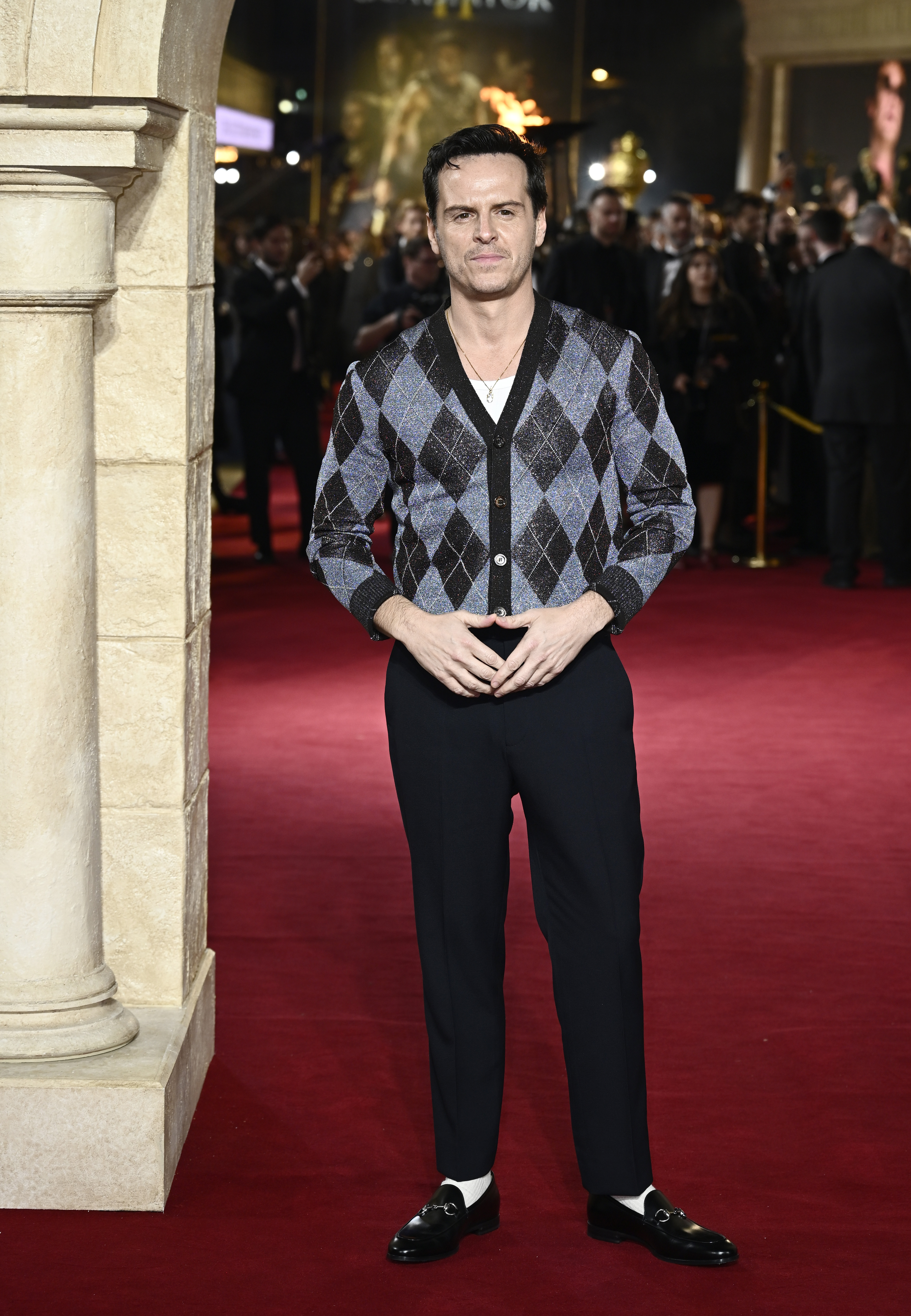 Andrew Scott attends "Gladiator II" The Royal Film Performance and Global Premiere at Leicester Square