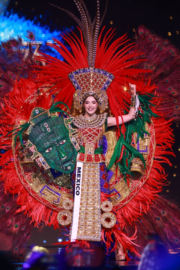 Miss Mexico, Maria Fernanda Beltran, participating in the 73rd Miss Universe Preliminary Competition in Mexico City