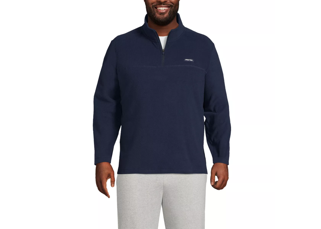 Lands' End Anyweather Fleece Quarter Zip Pullover