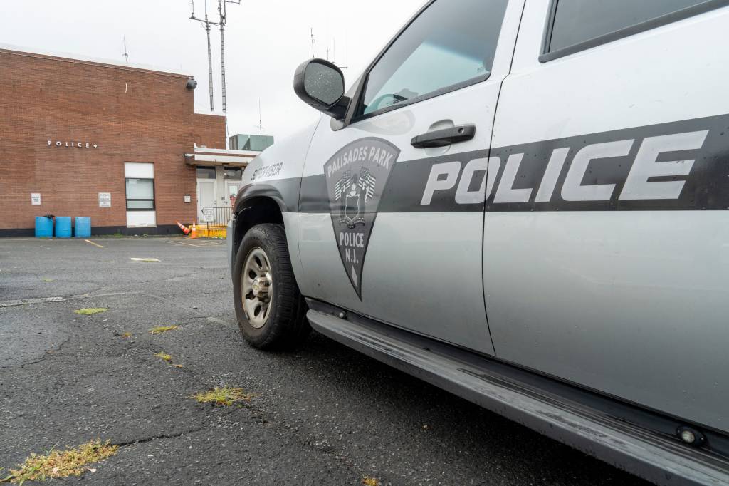 stock image of Palisades Park Police Department car