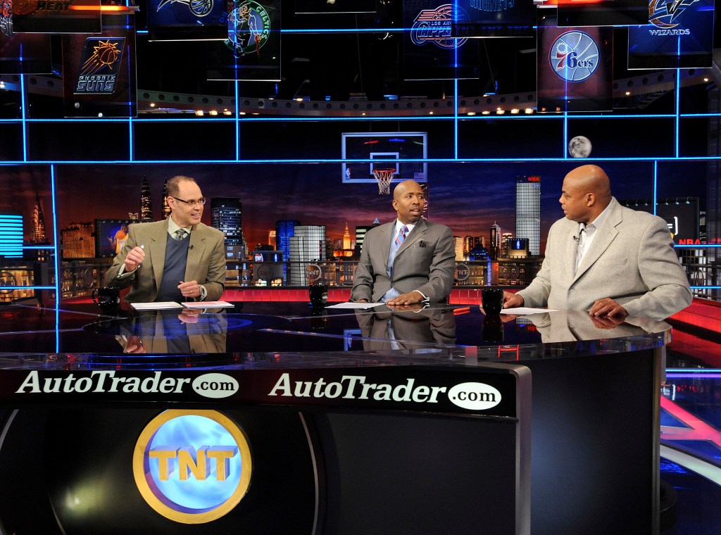 The "Inside the NBA" crew is pictured in 2010.