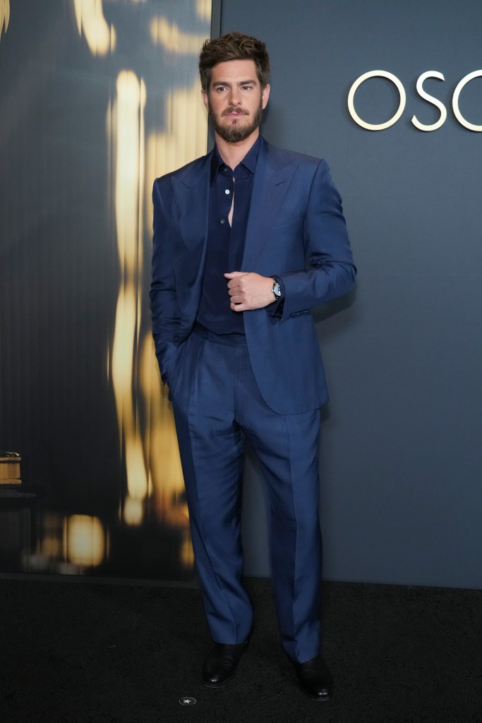 Andrew Garfield arrives at the 15th Governors Awards