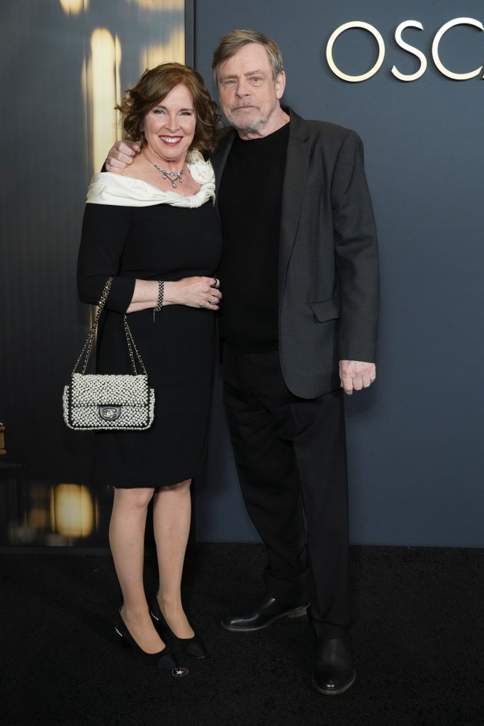 Marilou York, left, and Mark Hamill arrive at the 15th Governors Awards 