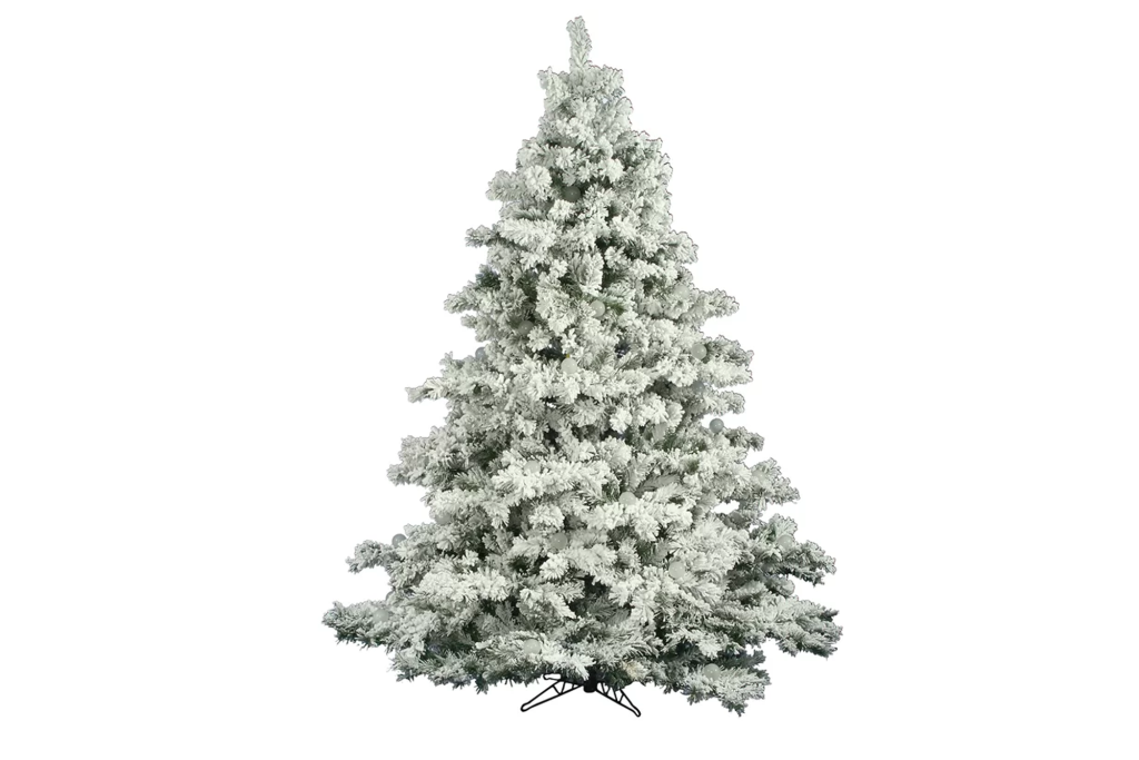 Three Posts Kinsey Flocked Alaskan Artificial Christmas Tree