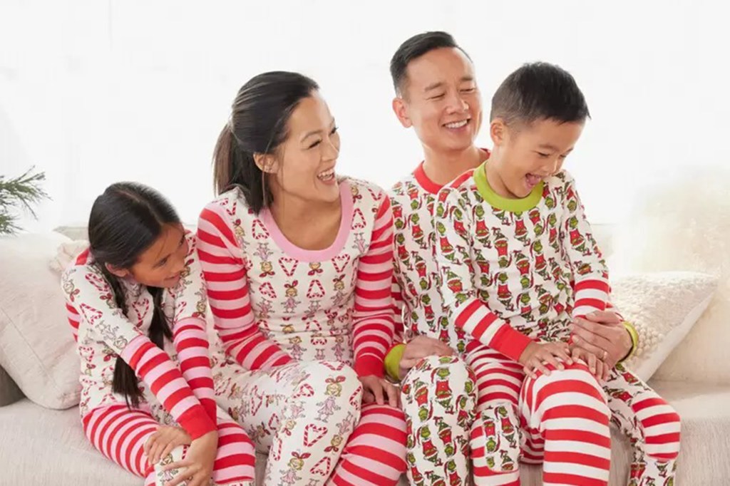 Hanna Andersson Grinch Fair Isle Matching Family Pajamas