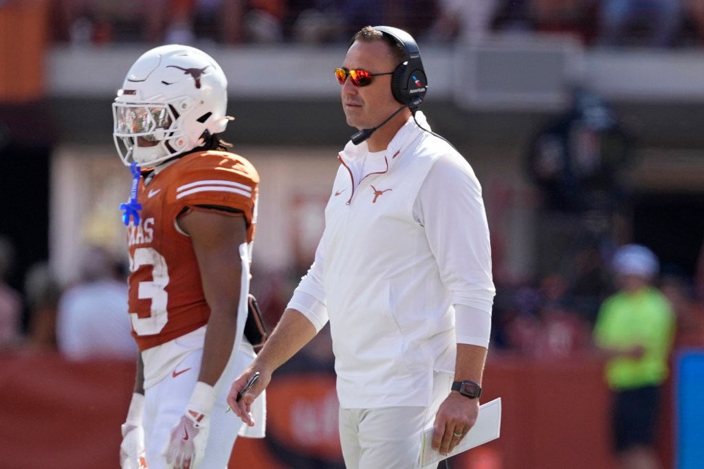 Texas coach Steve Sarkisian has his team in the national title hunt.