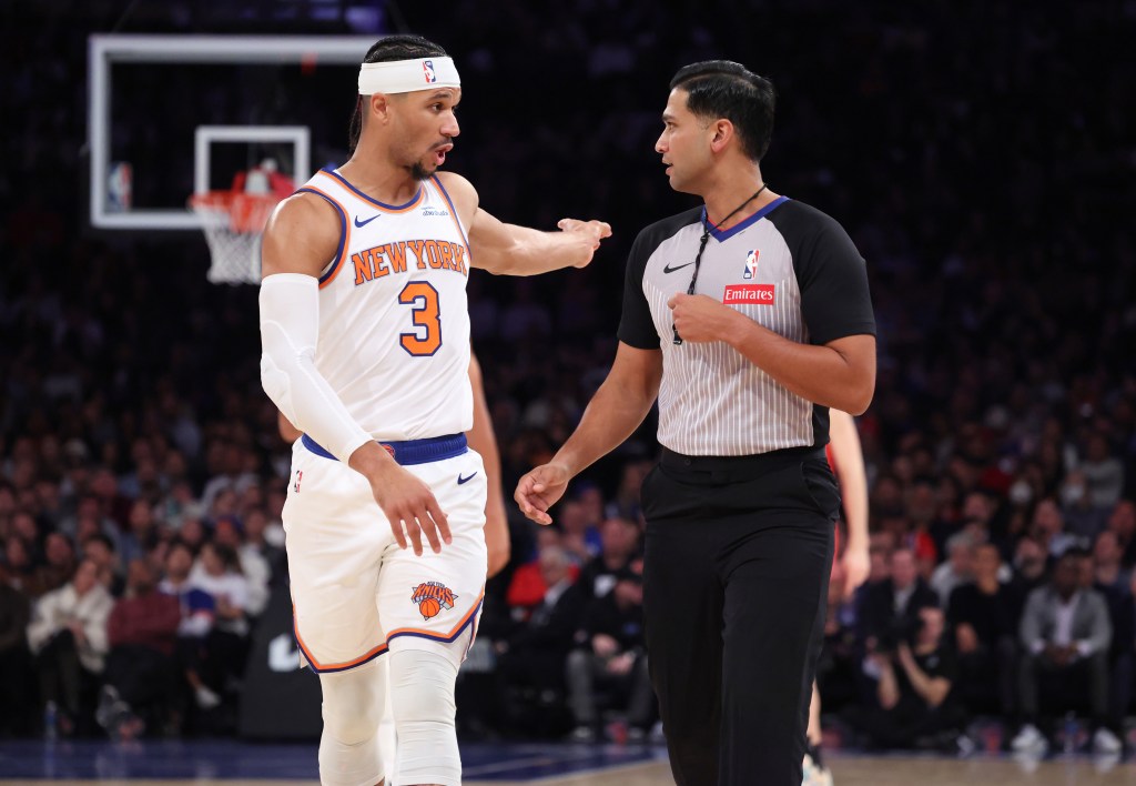 Josh Hart helped upgrade a fan's seats.