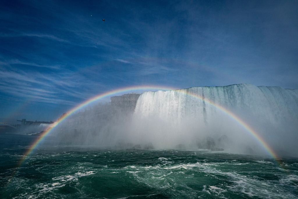 The Horseshoe Falls in Niagara Falls,