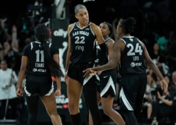 A'ja Wilson leads way as Aces narrowly capture Game 1 WNBA Finals win over Mercury