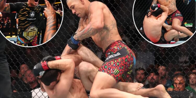 Alex Pereira wins light heavyweight title