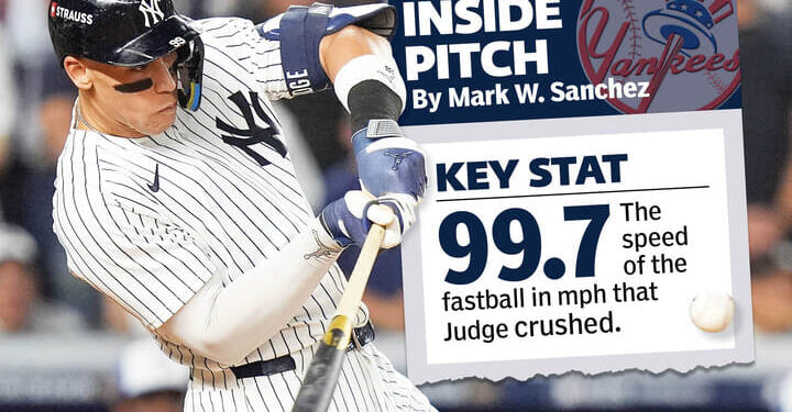 Aaron Judge's clutch Yankees homer was also a personal best