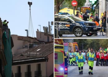 Madrid building collapse leaves four people dead