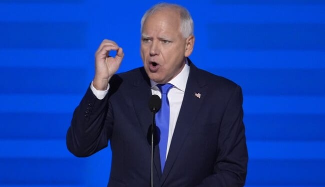 Gov Tim Walz Posts Bizarre-Looking Photo of Himself Getting the Jab – Twitchy