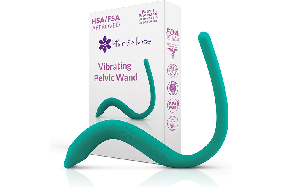 Close-up view of a device named pelvicwand