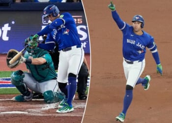 George Springer makes Blue Jays history with leadoff homer in ALCS