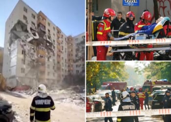 Romania apartment explosion kills 2 injures 13 in Bucharest powerful blast