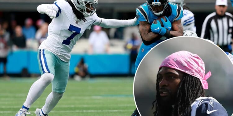 Cowboys' Trevon Diggs out with concussion after mystery 'accident'