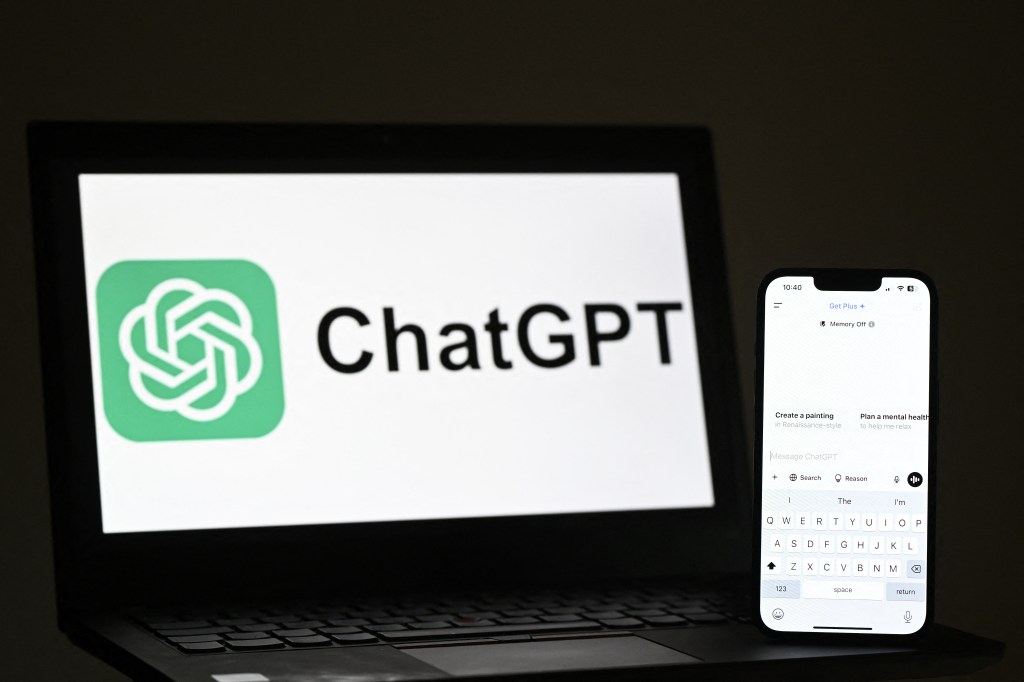 ChatGPT logo.