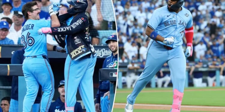 Blue Jays start World Series Game 5 with back-to-back home runs