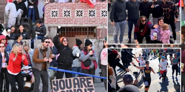 'Crazy' NYC Marathon fanatics are as rabid as the runners, but at least they have mimosas and bagels