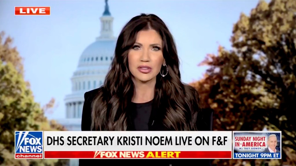 Kristi Noem on Fox News.