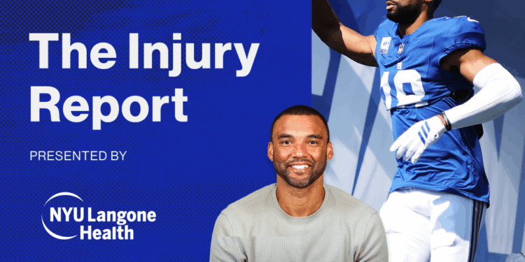 Darius Slayton shouldn’t suit up against Eagles | The Injury Report (Video)