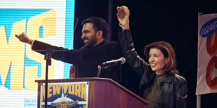 Hochul Says She Thought Socialists Chanting ‘Tax The Rich’ At Her Were Saying ‘Let’s Go Bills’