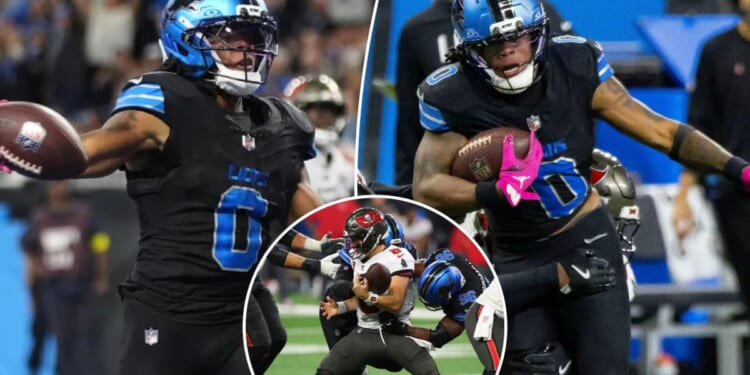 Jahmyr Gibbs' monster night powers Lions to beatdown of Buccaneers