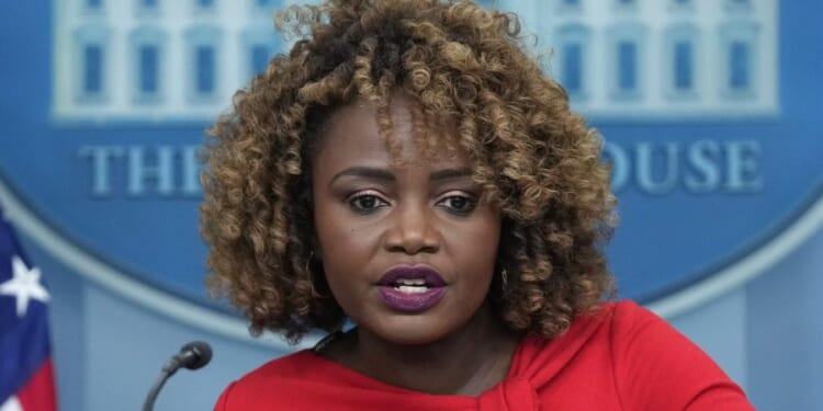 Jean-Pierre on Trump's White House construction: 'Corruption at its core'