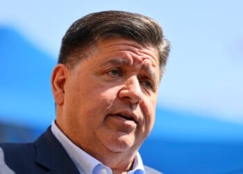 Pritzker highlights GOP governor’s criticism of federalizing troops to send out of state