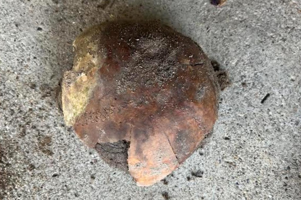4,270-year-old human skull found on the bank of the Whitewater River.