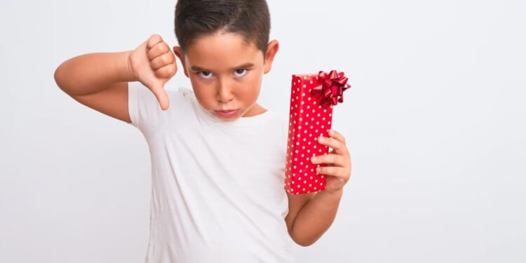 My sister is cheap and continues to buy my children horrible gifts