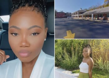 Brute on probation allegedly beat ex to death inside motel, fled with their 2-year-old son: report