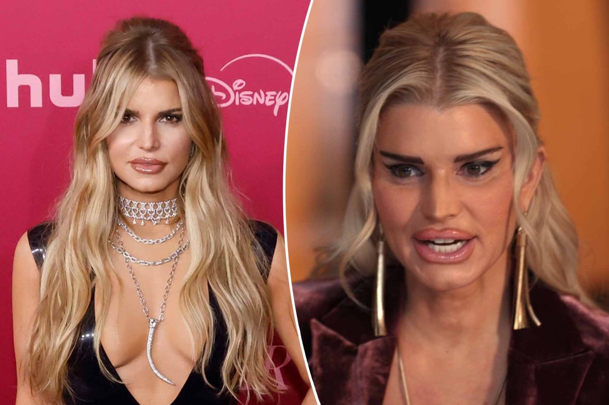 See Jessica Simpson's botched plastic surgery face for her 'All's Fair' acting role