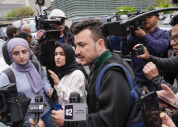 Not-Yet-Deported Hamas Cheerleader Mahmoud Khalil Spotted at Mamdani's Victory Party – Twitchy