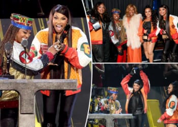 Rap icons Salt-N-Pepa party with Missy Elliott