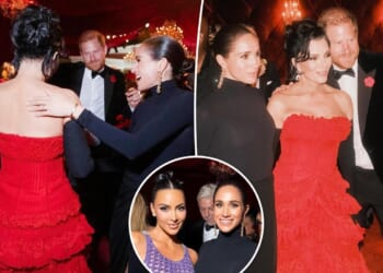 Kim Kardashian and Kris Jenner quietly delete photos of Meghan Markle and Prince Harry at 70th birthday bash