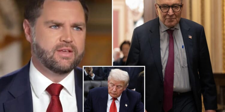 Vance faults Dems for previously rejecting 'exact deal' that reopened the government