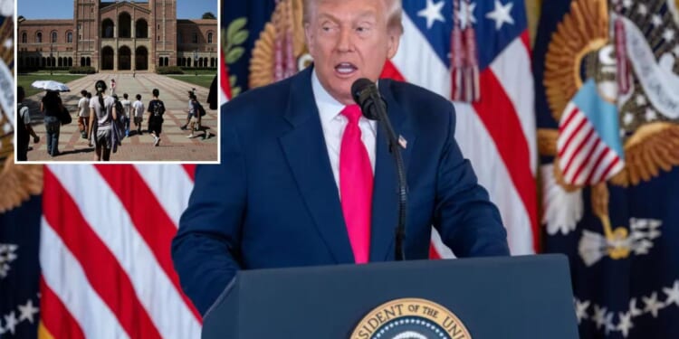 Trump barred from fining University of California over alleged discrimination federal judge Rita Lin