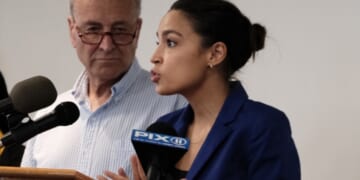 AOC Scrams After Sidestepping Question on Whether Schumer Should Remain as Minority Leader