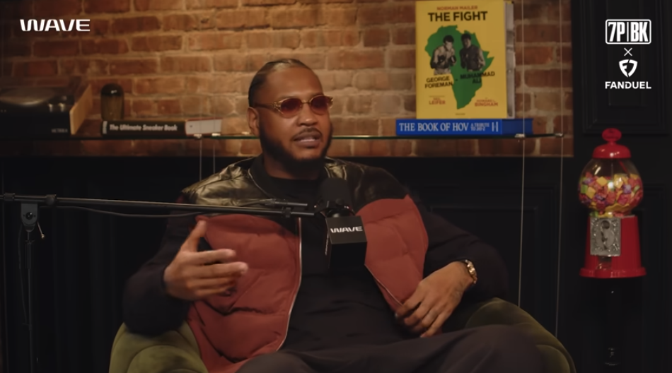 Carmelo Anthony addressed Phil Jackson's characterization of him on his '7PM in Brooklyn' podcast.