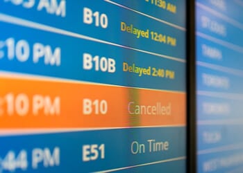 Flight reductions increase to 6% on Tuesday