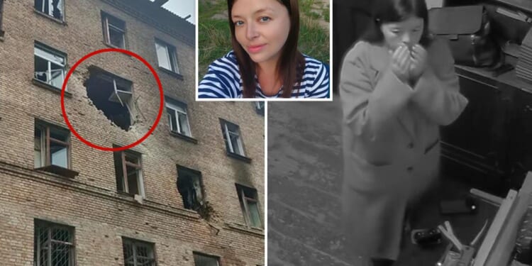 Ukrainian woman narrowly escapes death after Russian strike
