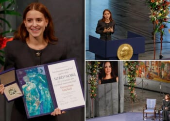 Machado’s daughter accepts Nobel Peace Prize in Venezuelan opposition leader’s absence