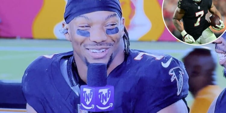 Bijan Robinson uses gay slur during postgame interview after Falcons upset Buccaneers