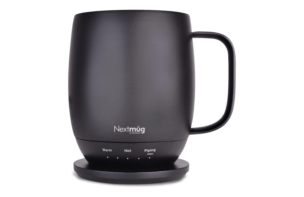 Nextmug - Temperature-Controlled, Self-Heating Coffee Mug (14 oz.) (Black)