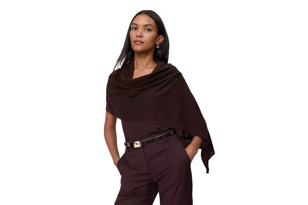 women with large scarf